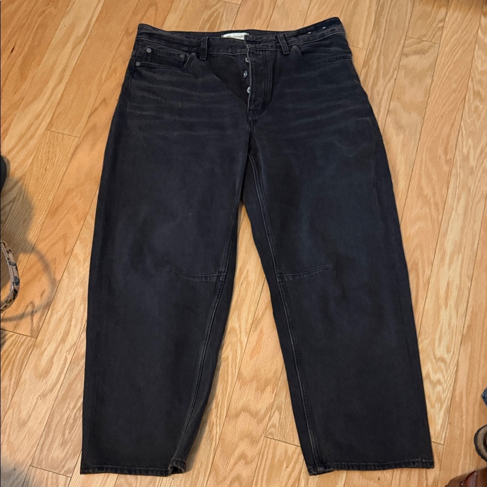 Madewell Darted Barrel Leg Jean